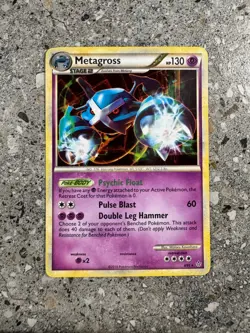 Pokemon TCG Cards Metagross 4/95 Unleashed Holo Rare NM - Image 1