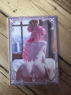One Piece CCG Goddess Perona Metal Card - Reverse Cowgirl Sexy Princess - Image 1