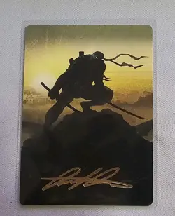 Leonardo, Sewer Samurai - Art Card (20/54) Gold-Stamped Signature NM ENG MTG - Image 1