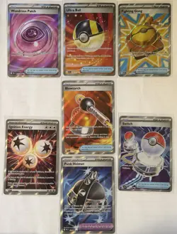 Pokemon Tcg Ultra Rare Full Art 7 Card Lot - Image 1