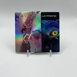 McDonald's Kpop Demon Hunter Foil Photo Card - Rumi & Jinu - Holographic RARE!! - Image 1
