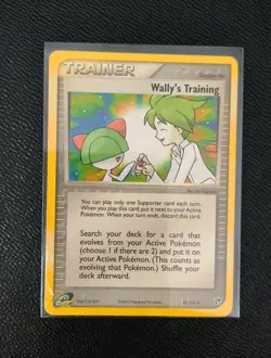 2003 Pokemon TCG Trainer Wally's Training Card 89/100 Near Mint Condition - Image 1