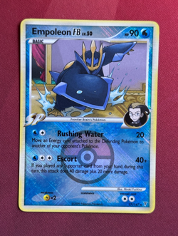 EMPOLEON FB 27/147 Supreme Victors CROSSHATCH League Promo Pokemon TCG card NM+ - Image 1