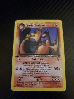 Dark Charizard - 21/82 - Pokemon Team Rocket RARE 1st edition Card WOTC NM - Image 1