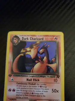 Dark Charizard - 21/82 - Pokemon Team Rocket RARE 1st edition Card WOTC NM - Image 4