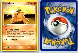 SANDSHREW 82/113 DS DELTA SPECIES POKEMON CARD TCG MP 2005 - Image 1