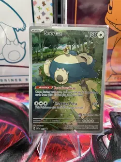Pokemon Center Snorlax SVP 051 Stamped Promo Card Sealed - Image 1