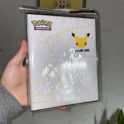 Pokemon 25th Anniversary First Partner Collector's Binder w/ jumbo Pikachu card 820650809606 - Image 2