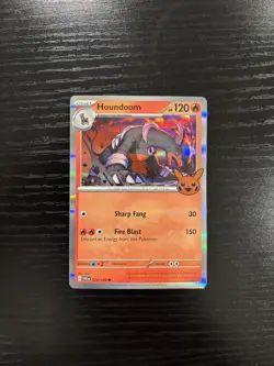 Pokemon Houndoom Trick or Trade Holo Rare 120 HP Card 034/198 English - Image 1