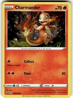 Charmander SWSH092 Promo Holo Sword & Shield Promo Cards Pokemon TCG - Image 1