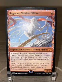 Magic the Gathering Ragavan, Nimble Pilferer Card March of the Machine NM - Image 2