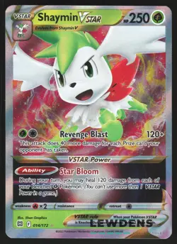 Shaymin Vstar - 014/172 - Ultra Rare - Brilliant Stars - Pokemon Card OC - Image 1