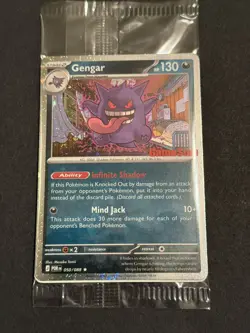 Pokemon TCG Gengar 050/088 Promo Sealed Stamped Gamestop Promo Card Sealed - Image 1