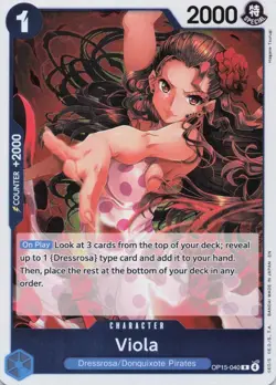 Viola - OP15-040 - Adventure on Kami's Island - ONE PIECE Card - English - Image 1