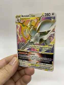 Arceus Vstar Gold Metal Pokemon Card-Collectible Gift Display！Christmas cc - Image 5