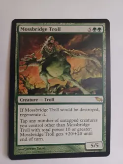 Mossbridge Troll Magic The Gathering Shadowmoor #123 Rare MTG TCG CCG - Image 1