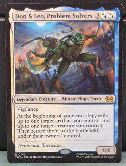 Don & Leo Problem Solvers 143 TMNT Teenage Mutant Ninja Turtles Card MTG Magic - Image 1