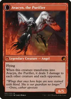Archangel Avacyn #1 (Foil) (NM) From the Vault: Transform V17 Magic MTG - Image 2