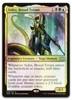 Sidisi, Brood Tyrant #276 (Foil) (NM) Double Masters 2022 2X2 Magic MTG - Image 1