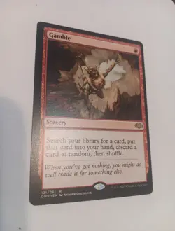 1x MTG Gamble (121/520) Dominaria Remastered NM Legacy Commander Premodern Rare - Image 2