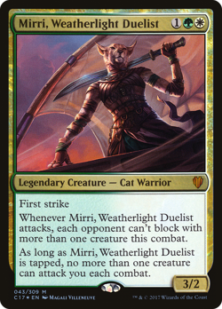 Mirri, Weatherlight Duelist #43 (Foil) (MP) Commander 2017 C17 Magic MTG - Image 1