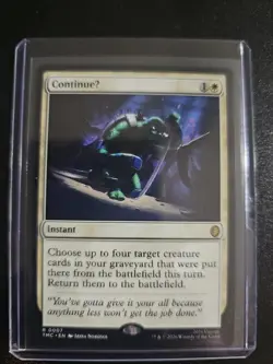 MTG ContinueU TMC 0007 TMNT Commander Rare White Instant - Image 1