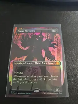 Super Shredder (Borderless) Teenage Mutant Ninja Turtles Foil - Image 1