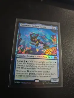 MTG Donatello, Gadget Master [X2] TMT 0212(Borderless) & TMT 0035(Foil) Rare - Image 2