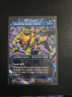 MTG Donatello, Gadget Master [X2] TMT 0212(Borderless) & TMT 0035(Foil) Rare - Image 4