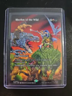 Rhythm of the Wild (Borderless) Source Material PZA 0012 Mythic Rare Enchanment - Image 1