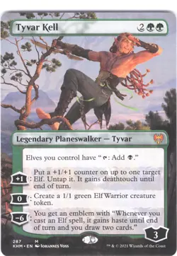Tyvar Kell #287 Kaldheim Extended Art Regular Mythic - Image 1