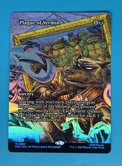 Plague of Vermin (Borderless) Teenage Mutant Ninja Turtles Foil - Image 1