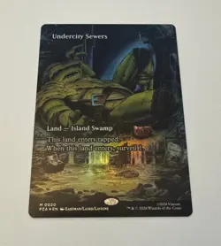 Magic MtG: *Borderless Foil* Undercity Sewers (Teenage Mutant Ninja Turtles), NM - Image 2