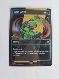 MTG Super Combo (Borderless) (Surge Foil) - Pixel Art - 0095 - TMC - NM - Image 1