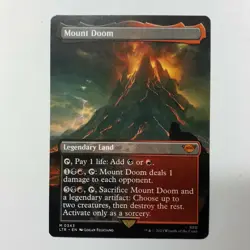 Mount Doom (Borderless) Universes Beyond: the Lord of the Rings: Tales of... - Image 1