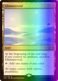 MTG Magic the Gathering Glimmervoid (319/503) Double Masters LP FOIL - Image 1