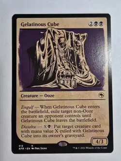 Gelatinous Cube (Showcase) Adventures in the Forgotten Realms Regular Mtg - Image 1