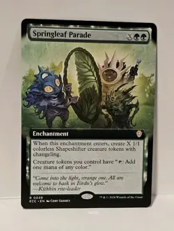 Magic The Gathering - Springleaf Parade - Extended Art 39 Lorwyn Eclipsed - Image 3