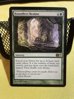 Magic: The Gathering Boundless Realms Core Set 2013 M13 Rare Green Sorcery - Image 1