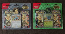 Pokemon TCG Ascended Heroes 2-Pack Blisters Erika x1 and Larry x1 New / Sealed! - Image 1