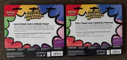 Pokemon TCG Ascended Heroes 2-Pack Blisters Erika x1 and Larry x1 New / Sealed! - Image 2