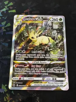 Pokemon TCG Leafeon VSTAR GG35/GG70 Crown Zenith: Galarian Gallery Holo NM EJ3 - Image 1