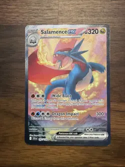 Pokemon TCG Journey Together Salamence EX #187/159 Special Illustration Rare - Image 1