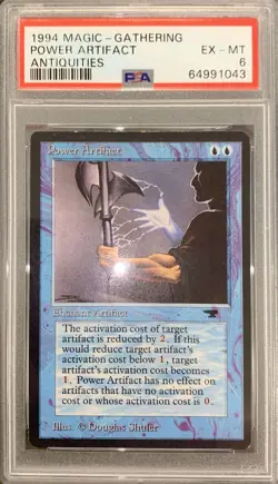 Magic the Gathering Power Artifact Antiquities PSA 6 - Image 1