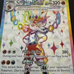 Pokemon Cinderace EX Sv07: Stellar Crown 157/142 320 HP Ultra Rare Holo English - Image 2