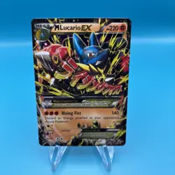 Pokemon: M Lucario EX Ultra Rare Holo 55/111 XY Furious Fists LP - Image 1