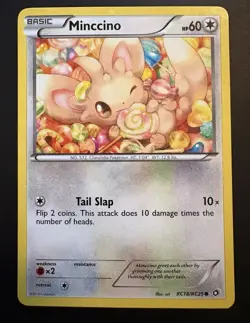 Minccino RC18/RC25 Legendary Treasures Radiant Collection Pokemon TCG LP - Image 1