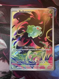 Bulbasaur - 133/132 Pokemon Illustration Rare ME01: Mega Evolution NM - Image 1