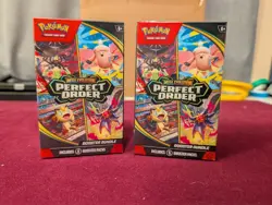 Pokemon Perfect Order Booster Bundle (6 Booster Packs) - New & Sealed - Lot of 2 - Image 1