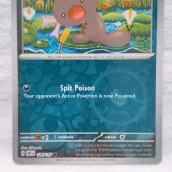 Paldean Wooper 126/197 SV03: Obsidian Flames Reverse Holo Pokemon TCG - Image 2